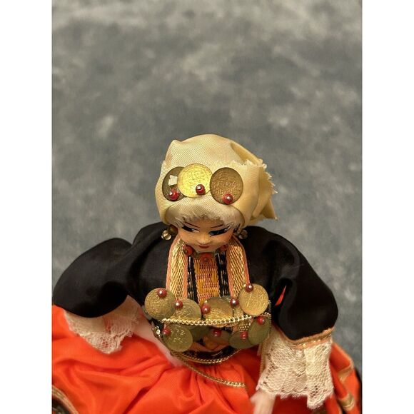 Vintage EROS Florence Made in Italy Roma Girl Doll in Traditional Costume 24 In. - Picture 8 of 11